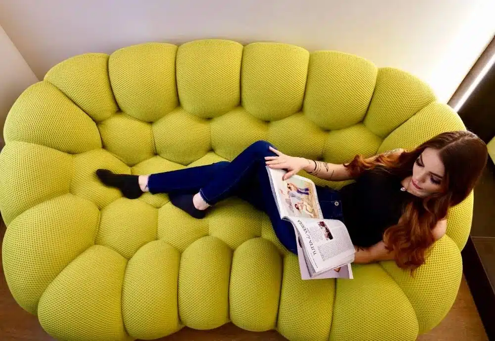 bubble sofa green